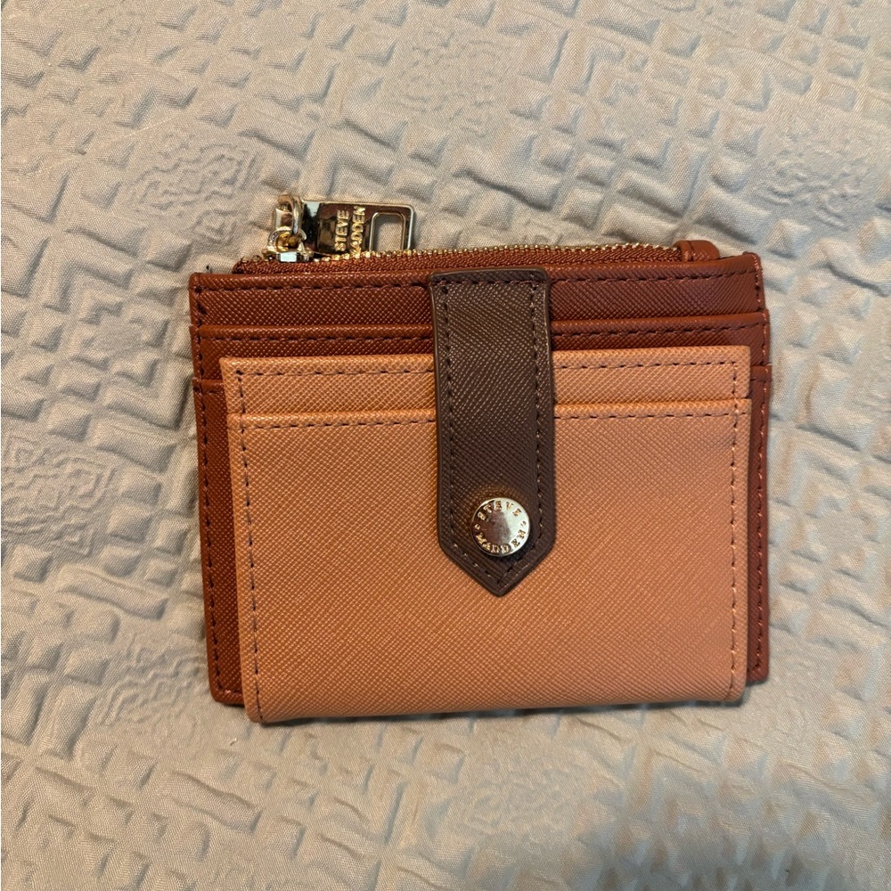 Steve Madden Brown and Tan Wallet